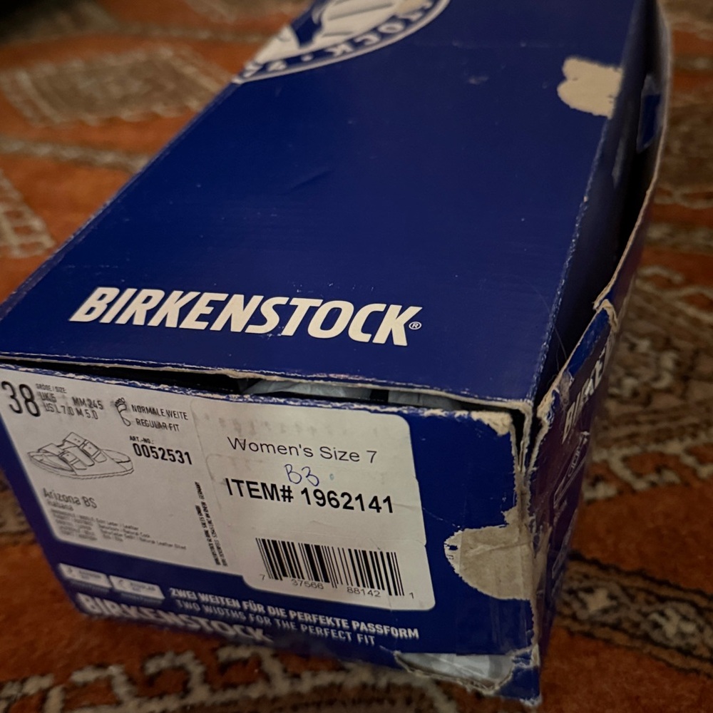 Birkenstock Arizona Oiled Leather Habana Size: 38 L7/M5 - Picture 6 of 6